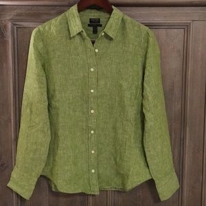 JCrew Perfect shirt in Baird McNutt Irish Linen